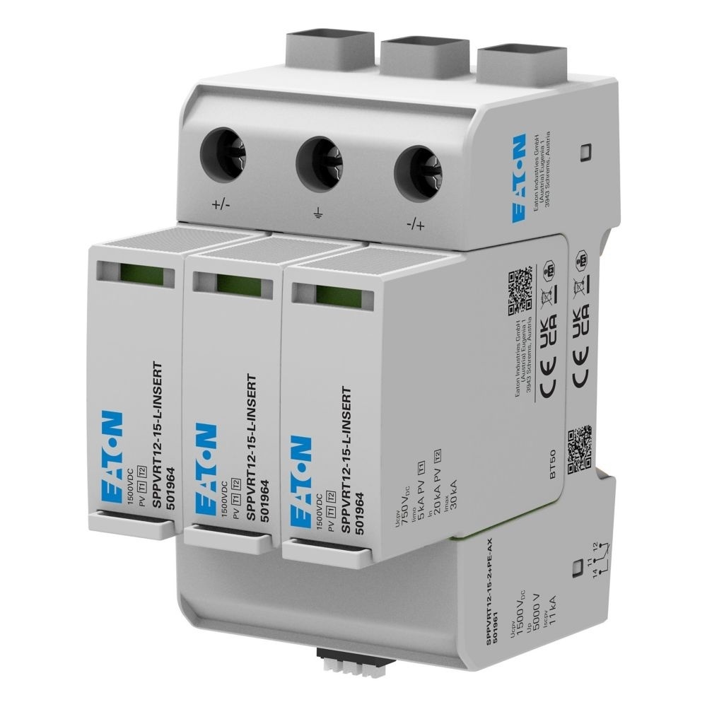 Eaton PV Überspannungsschutz EP-501962 Typ SPPVRT12-10-4-INSERT
