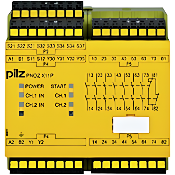 Pilz Sicherheitsschaltgerät 787080 Typ PNOZ X11P C 24VAC 24VDC 7n/o 1n/c 2so