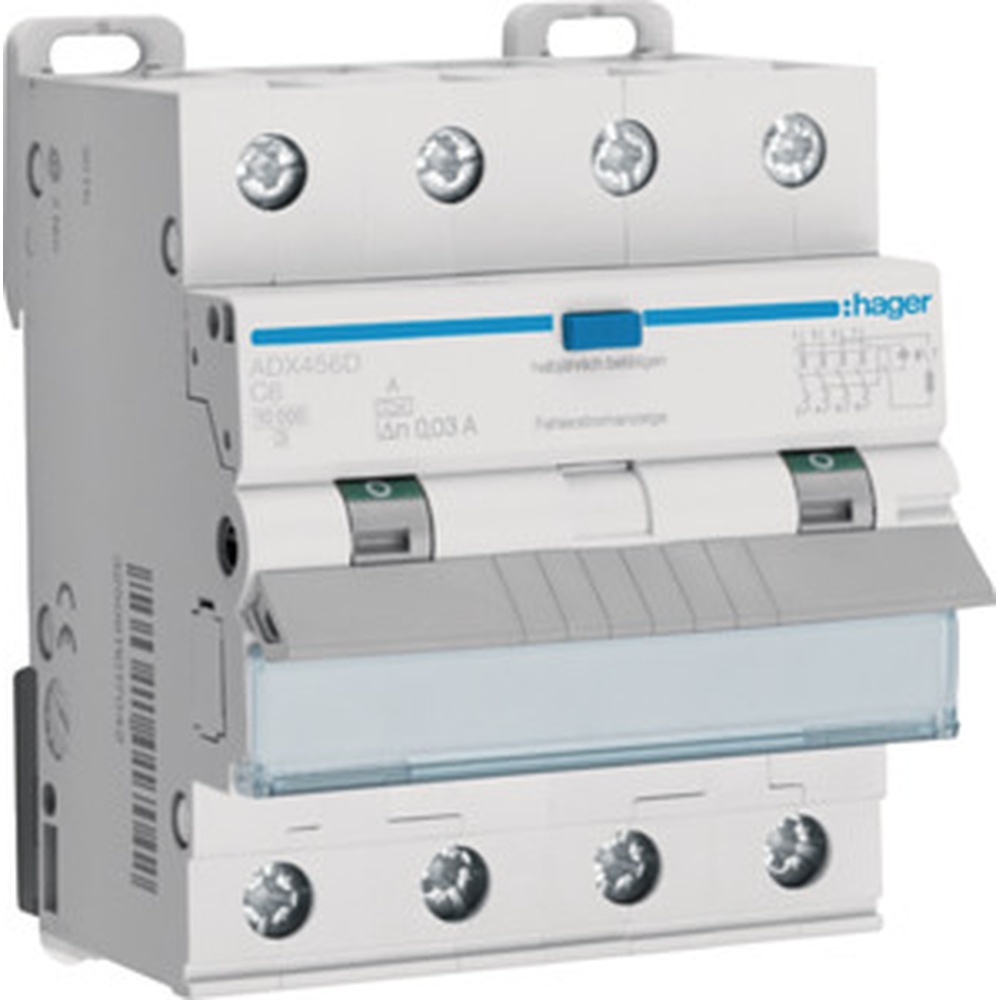 Hager Fehlerstrom Leitungsschutzschalter ADX456D