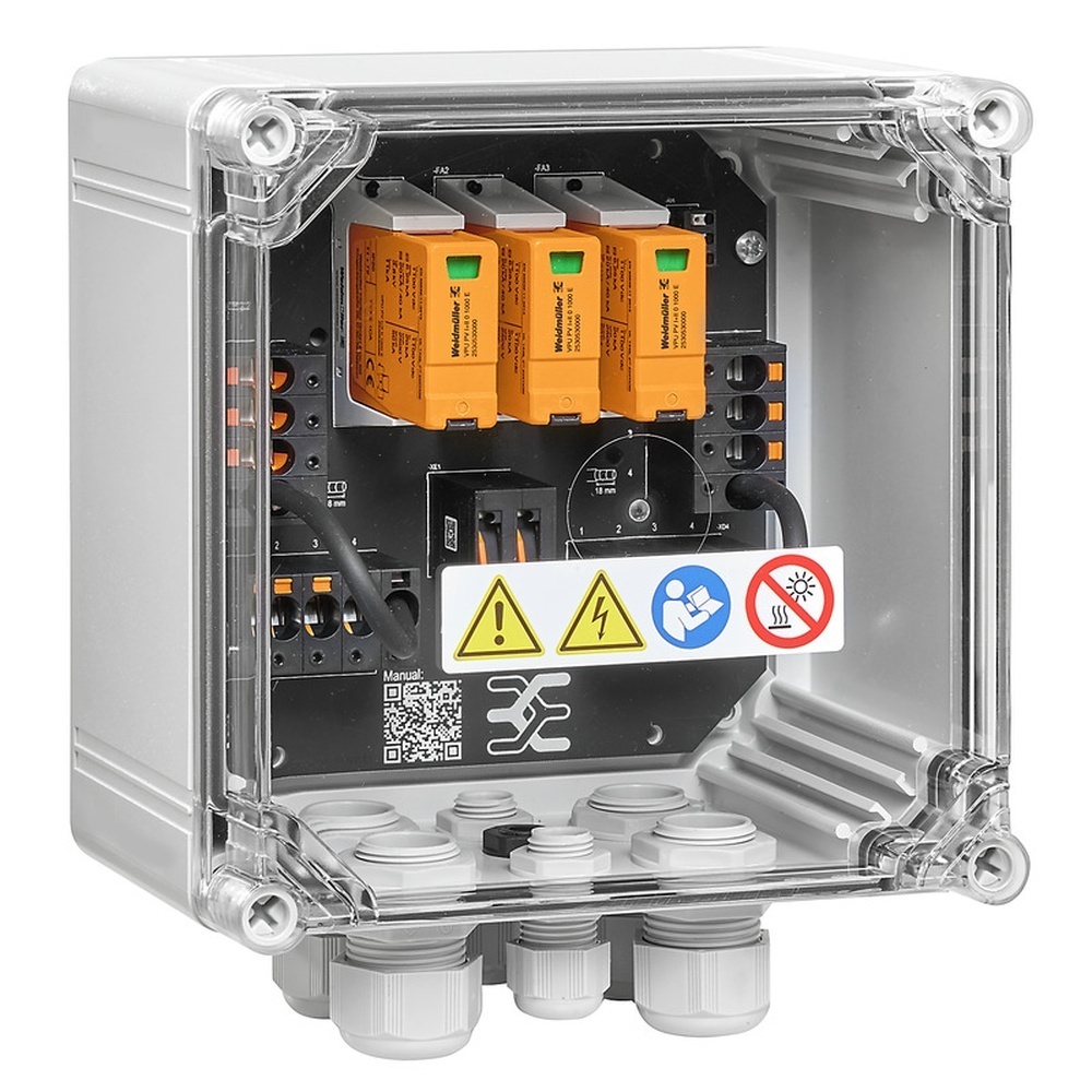 Weidmüller Generatoranschlusskasten 2890560000 Typ PVN DC 3I 3O 1MPP SPD1R CG 11