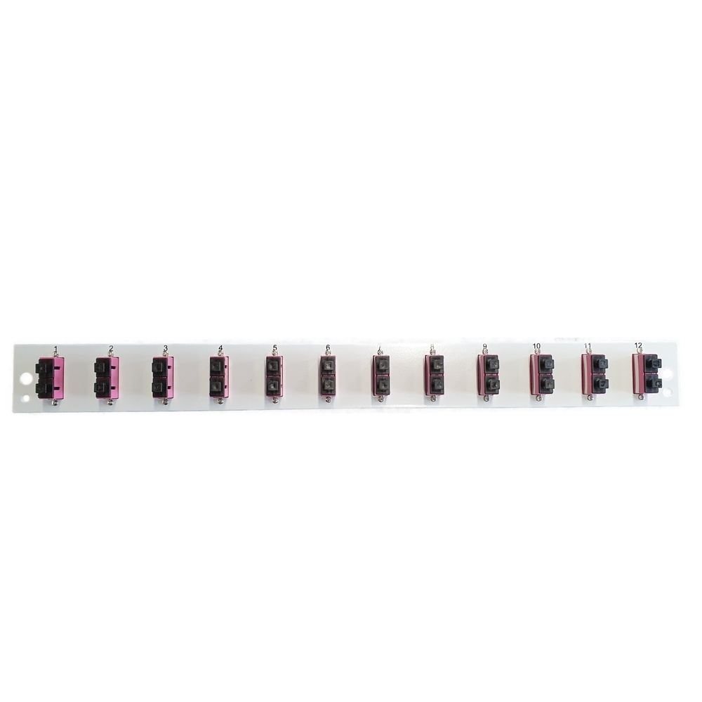 EFB Bestückte Frontblende SB-FP-12SC-D-V-OM4