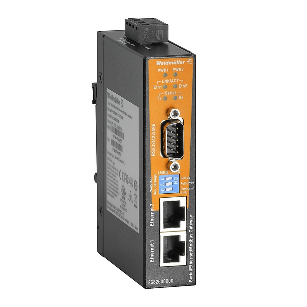 Weidmüller Ethernetkonverter 2682600000 Typ IE-CS-MBGW-2TX-1COM