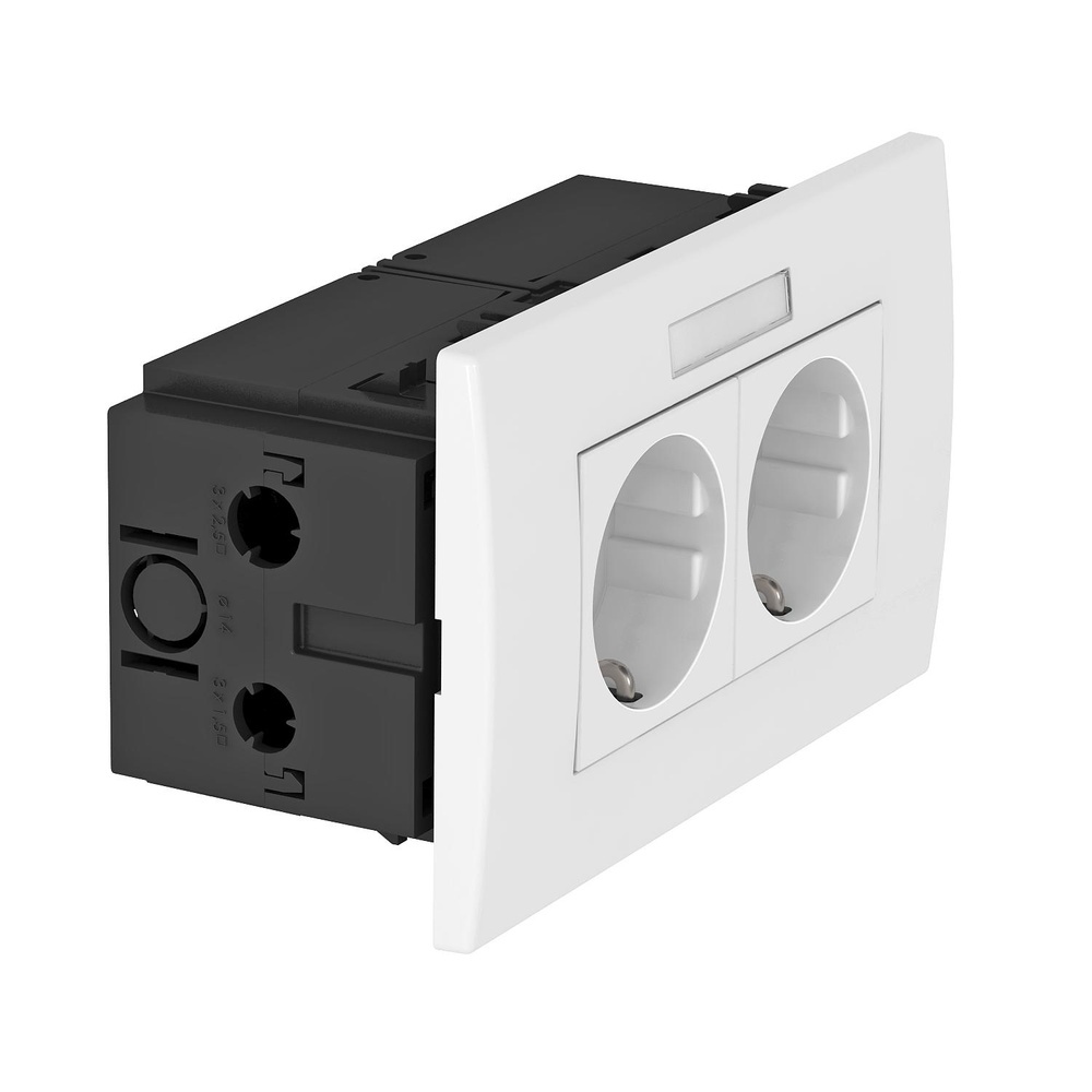 OBO Bettermann Steckdoseneinheit 6119427 Typ SDE-RW D0RW2B