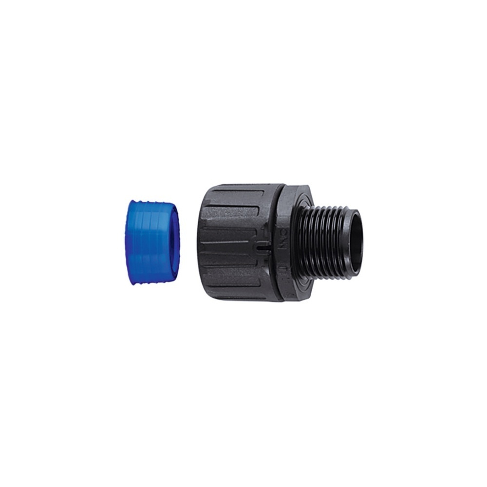 Hellermann Tyton Kunststoffverschraubung 166-21654 Typ HGL67-S-M63-PA66/TPE-BK