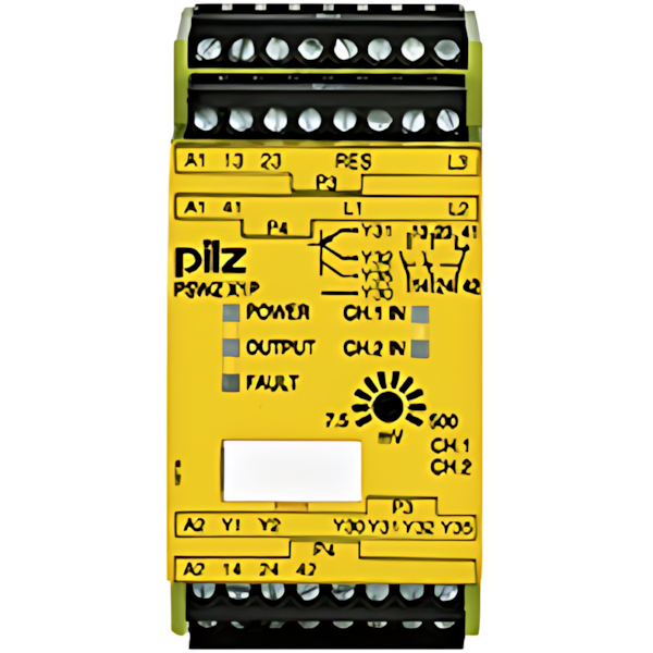 Pilz Sicherheitsschaltgerät 777951 Typ PSWZ X1P 0,0075-0,5V/24-240VACDC