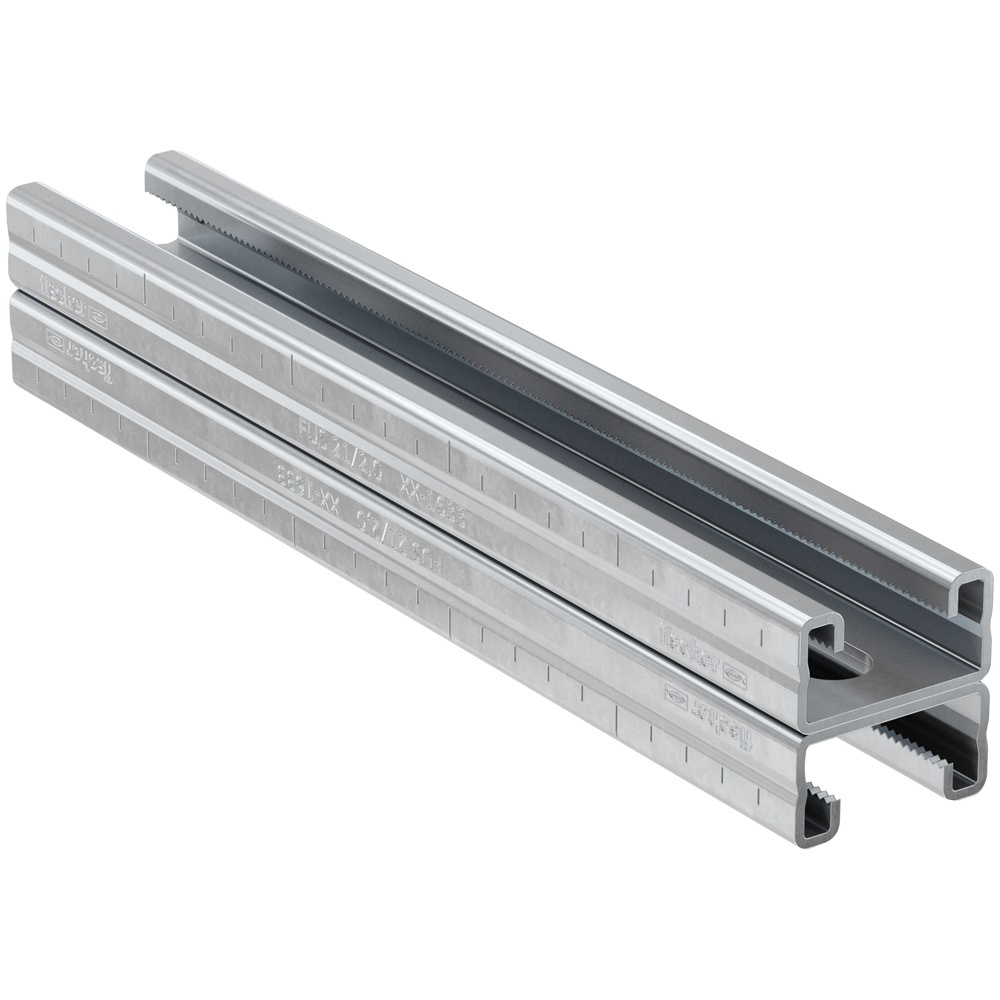 Fischer Montageschiene 504458 Typ FUS 21D/2,0 - 3 m
