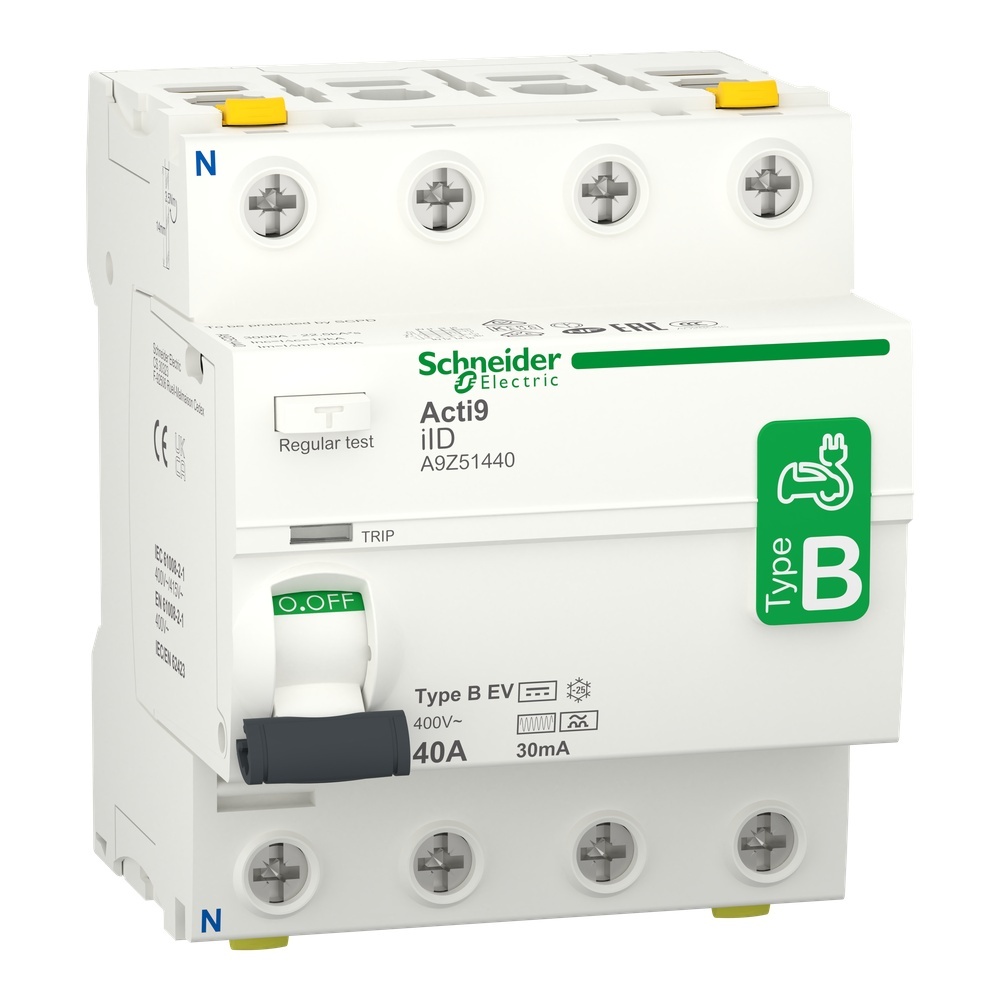 Schneider Electric Fehlerstrom Schutzschalter A9Z51440