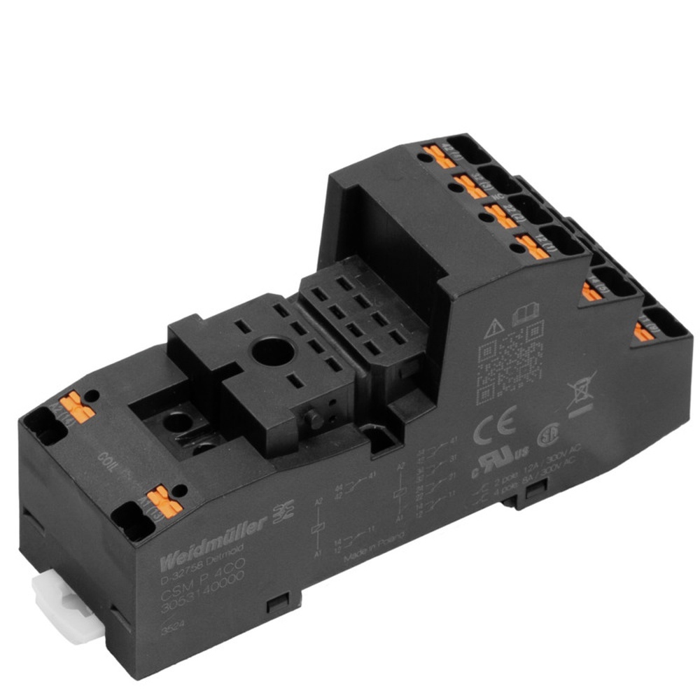 Weidmüller Relaissockel 3053140000 Typ CSM P 4CO