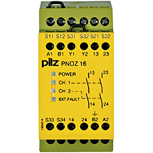 Pilz Sicherheitsschaltgerät 774060 Typ PNOZ 16 24VAC 24VDC 2n/o Pilz Sicherheitsschaltgerät 774060 Typ PNOZ 16 24VAC 24VDC 2n/o