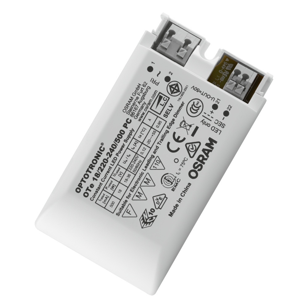 Ledvance Osram LED Betriebsgerät 105362 Typ OTE-18/220-240/500-PC-UNV1