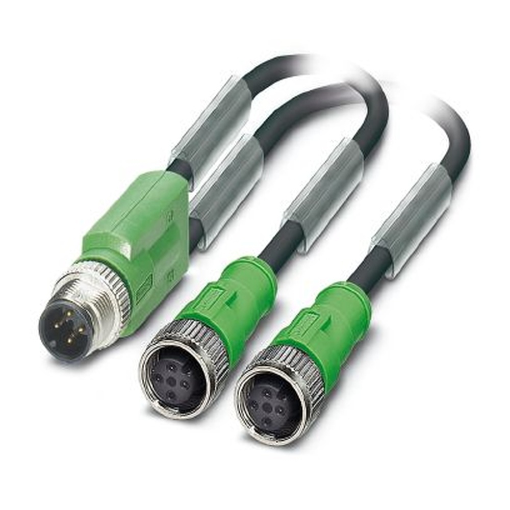 Phoenix Contact Sensor Aktor Kabel 1510722 Typ SAC-4P-M12Y/2X0,3-PUR/M12FS VP