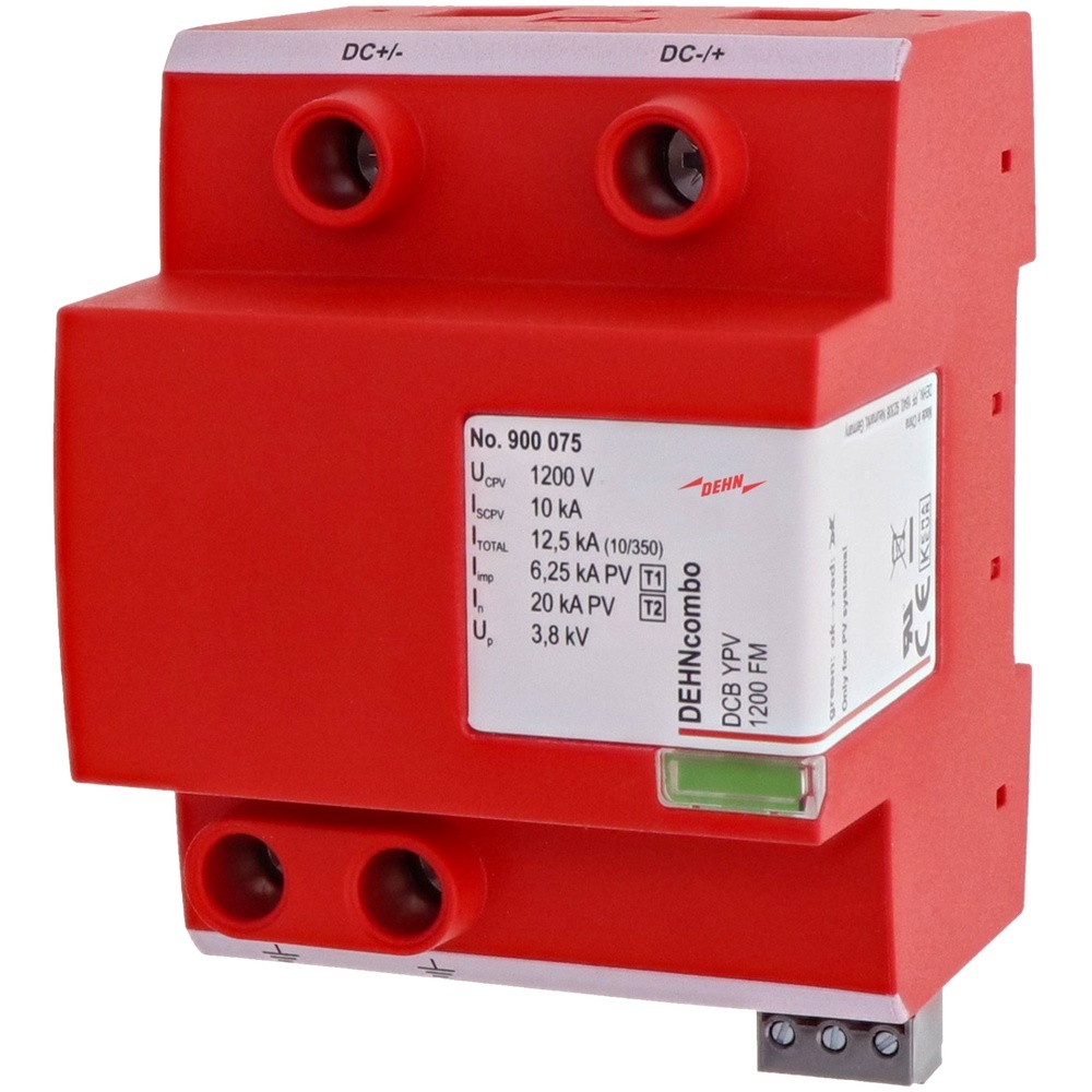 Dehn + Söhne Kombi Ableiter 900075 Typ DCB YPV 1200 FM Dehn + Söhne Kombi Ableiter 900075 Typ DCB YPV 1200 FM