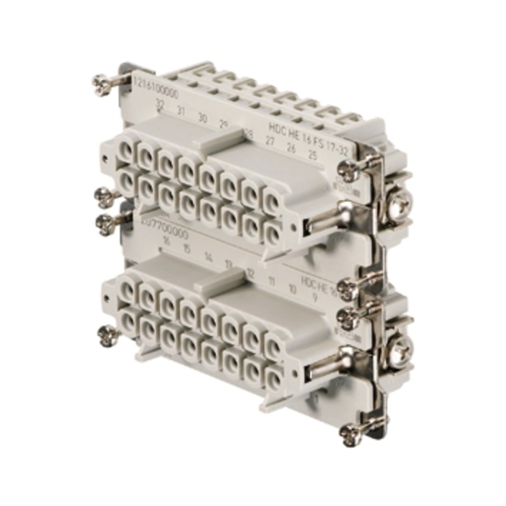 Weidmüller Einsatz 1216100000 Typ HDC HE 16 FS 17-32