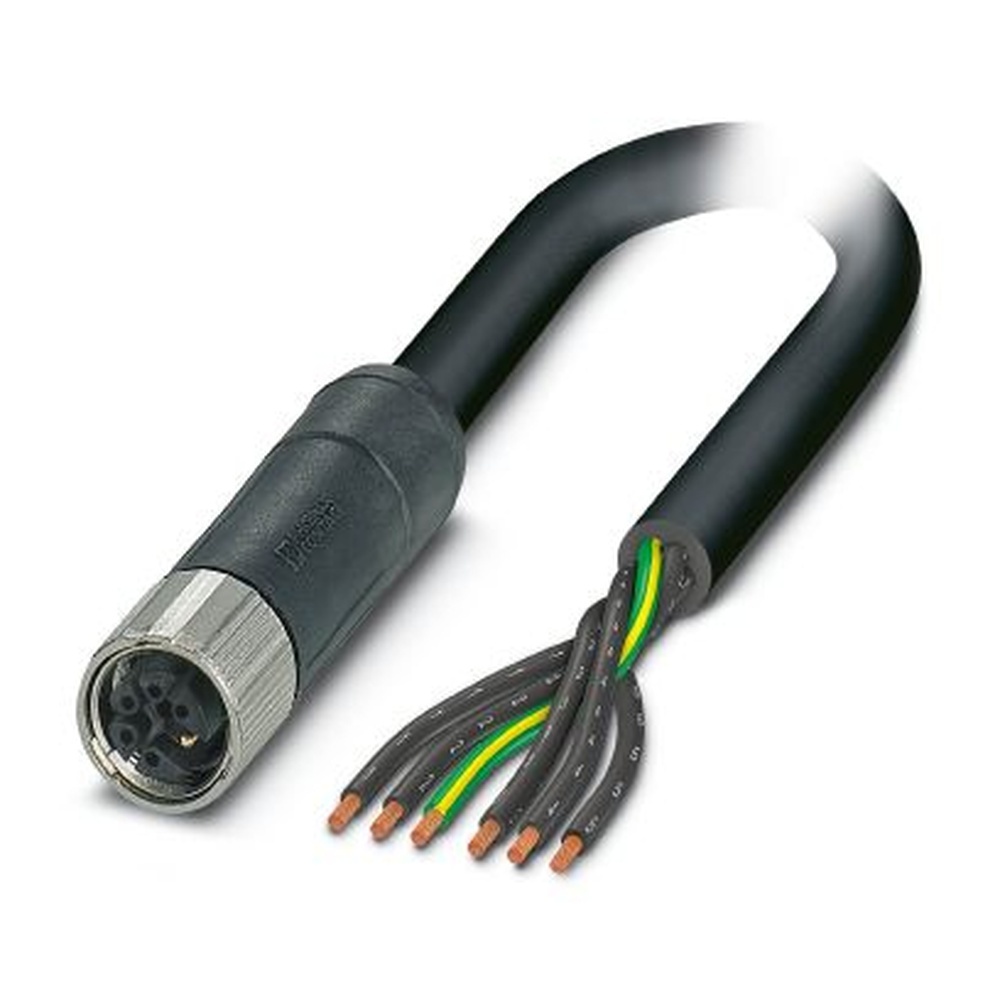 Phoenix Contact Powerleitung 1414905 Typ SAC-6P- 1,5-PVC/M12FSM PE