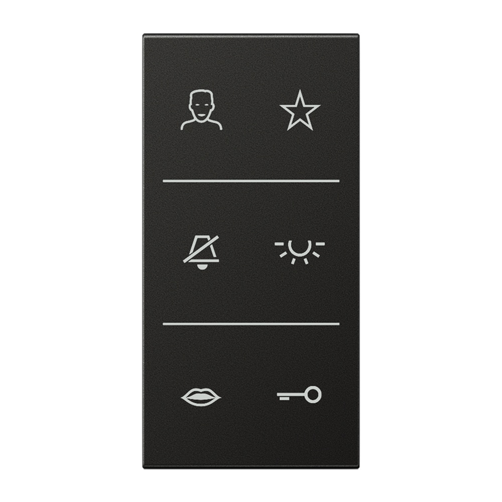 Jung Design-Cover Audio Symbole SI V6 AL DC AN