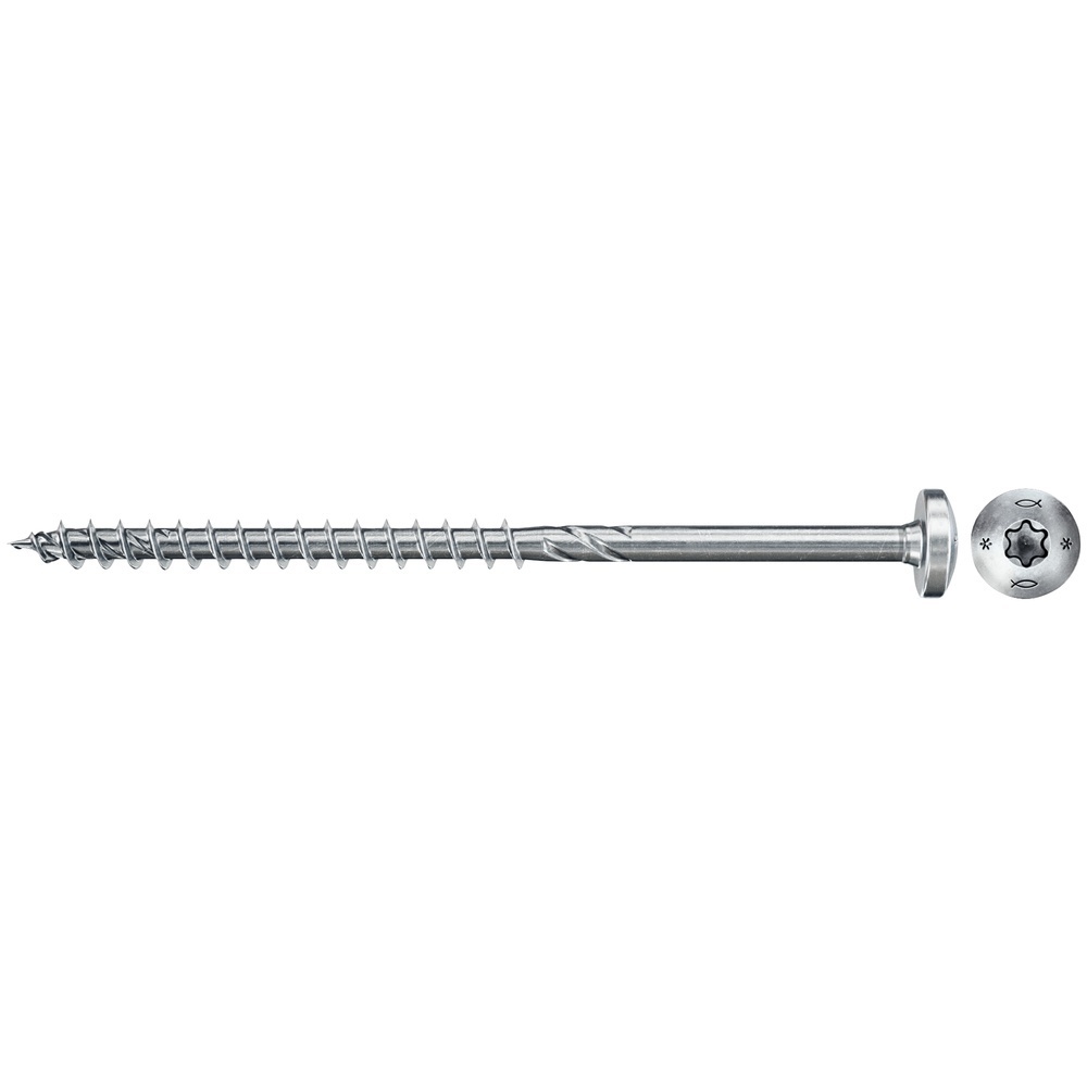 Fischer Passivierte Schraube 670534 Typ FPF II PTP 6,0x80 BC 50 SCHRAUBE