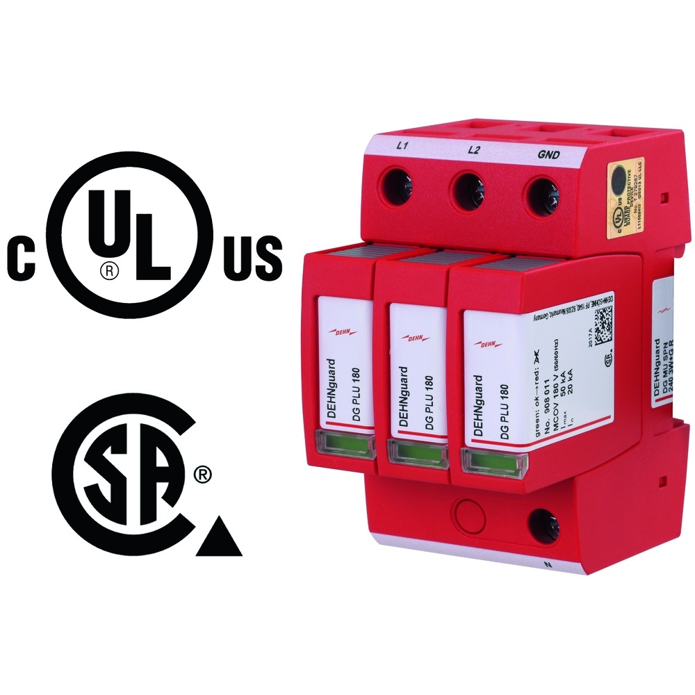 Dehn + Söhne Überspannungsableiter 908219 Typ DG MU SPN 240 3W+G R Dehn + Söhne Überspannungsableiter 908219 Typ DG MU SPN 240 3W+G R