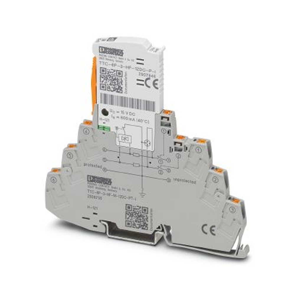 Phoenix Contact Überspannungsschutzgerät 2906756 Typ TTC-6P-3-HF-M-12DC-PT-I