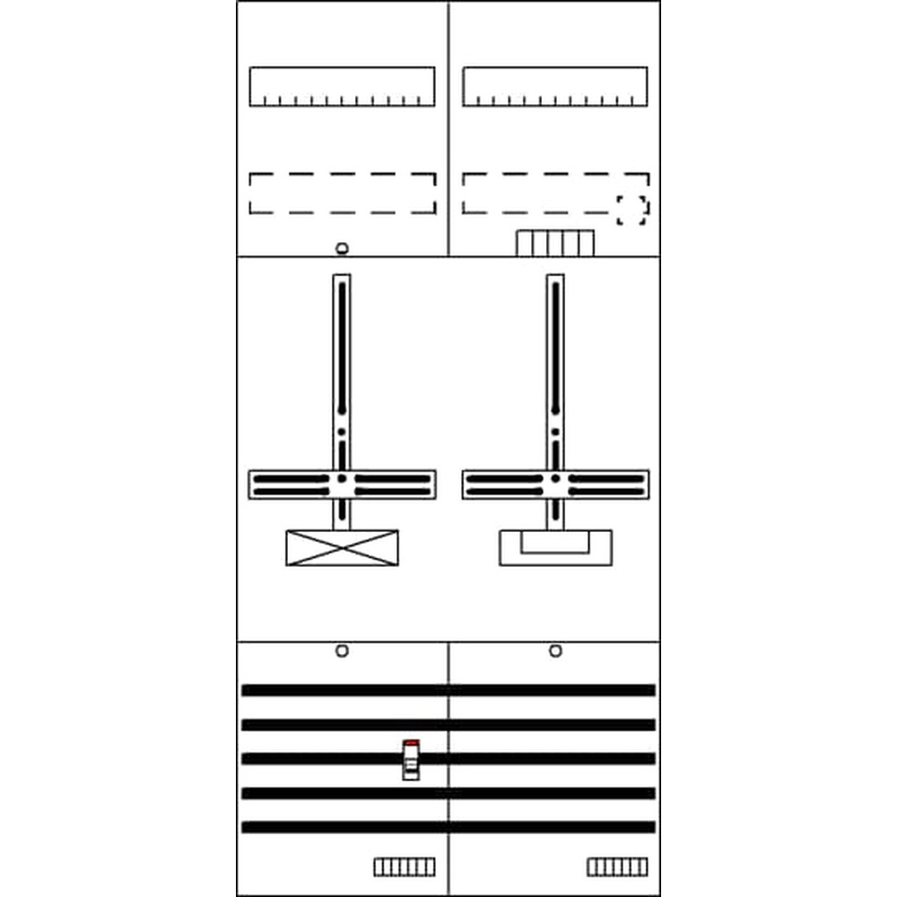 Striebel & John Zählerkomplettfeld 2CPX054109R9999 Typ DF27G1B