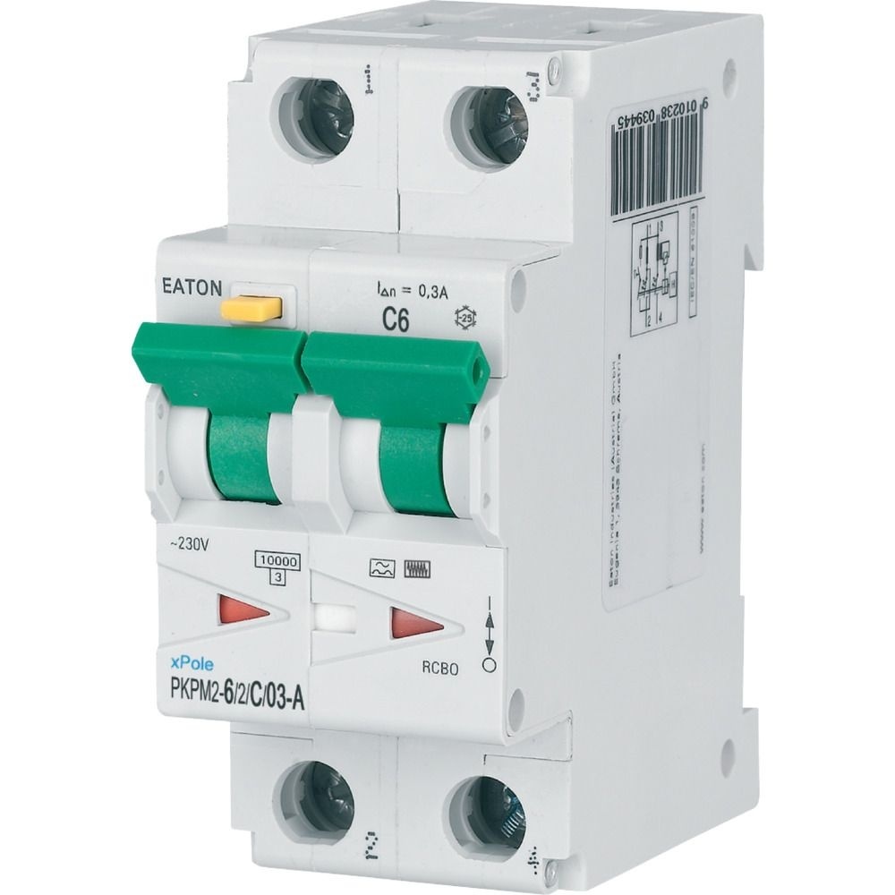 Eaton FI LS Schalter 111639 Typ PKPM2-6/2/C/03-A
