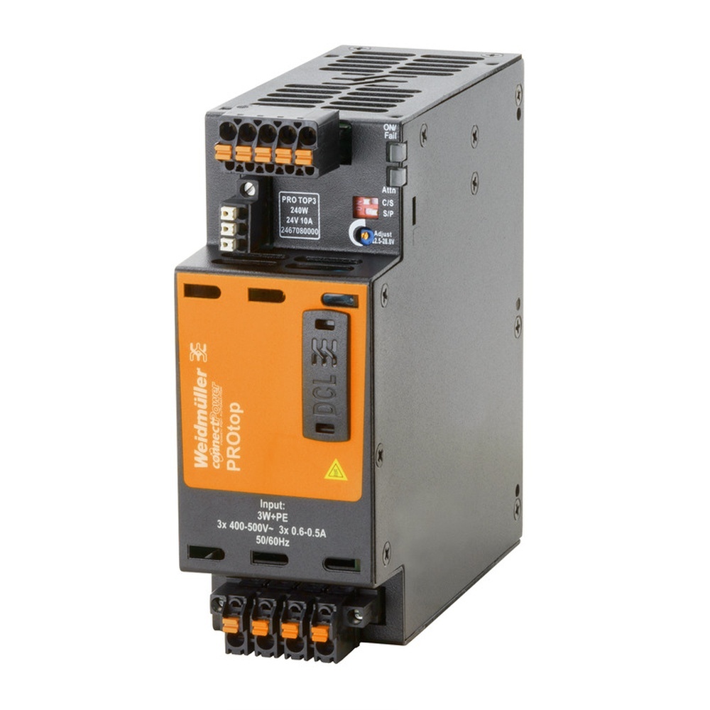 Weidmüller Stromversorgungsgerät 2467090000 Typ PRO TOP3 240W 24V 10A CO