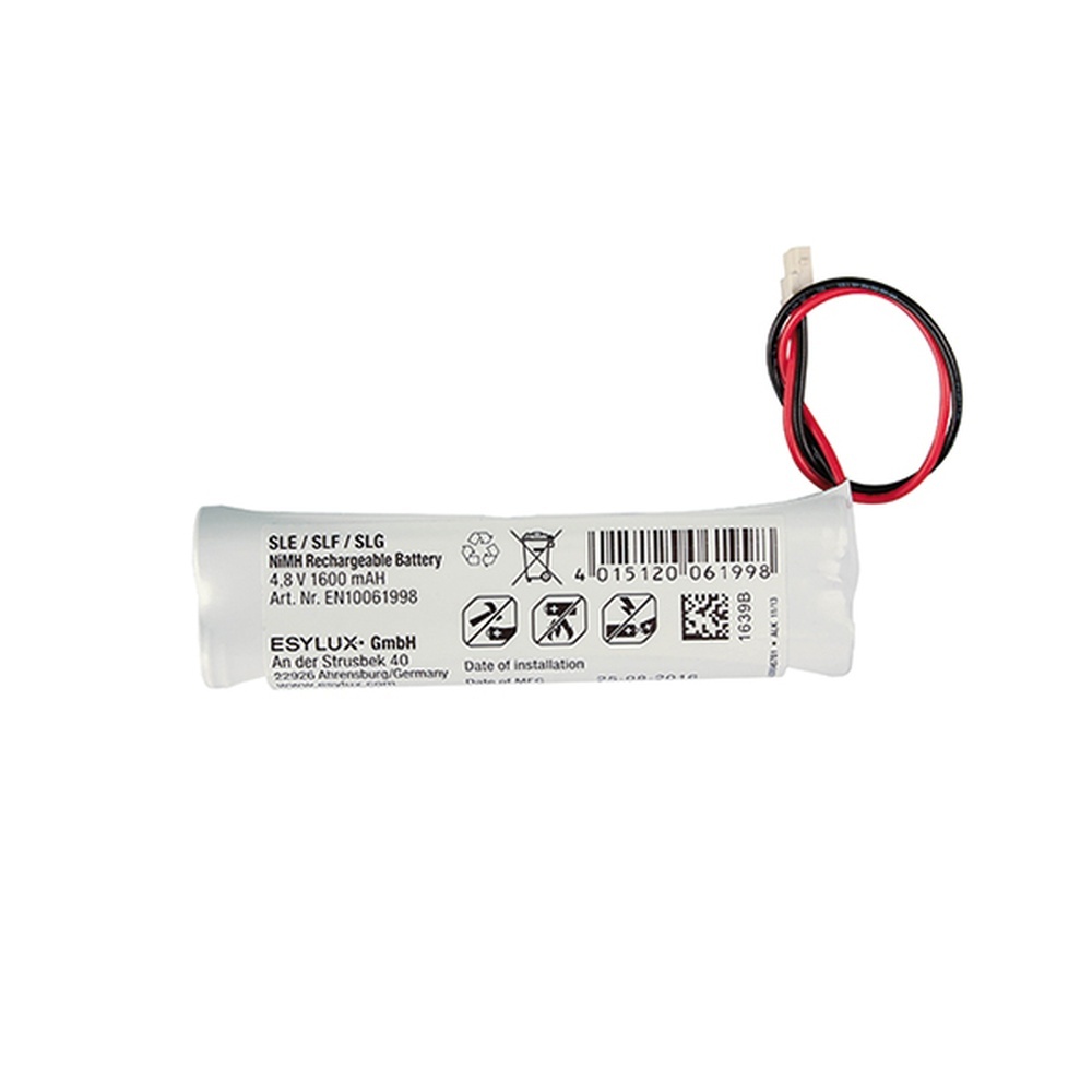 ESYLUX Batterie EN10061998 Typ SLE/SLF Akku 4.8V/1.6 Ah