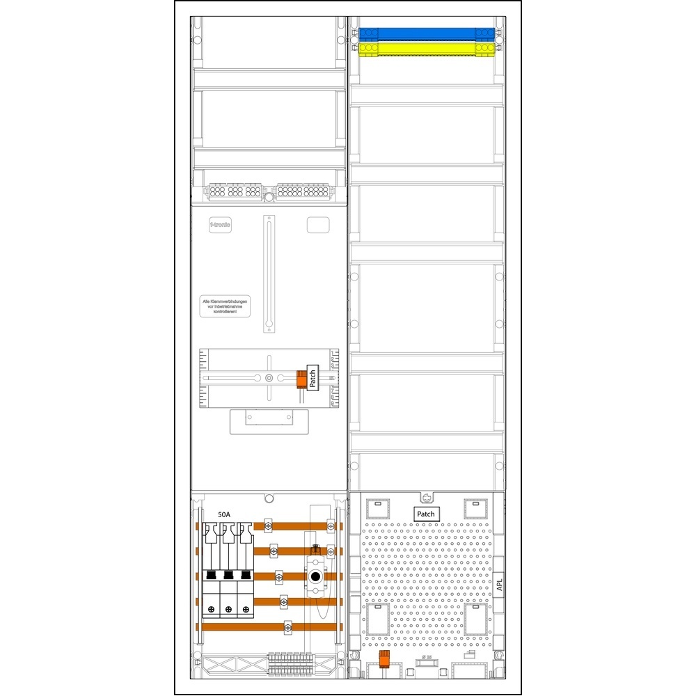 f-tronic Komplettschrank 7190057 Typ 3HZ721APZ50D01