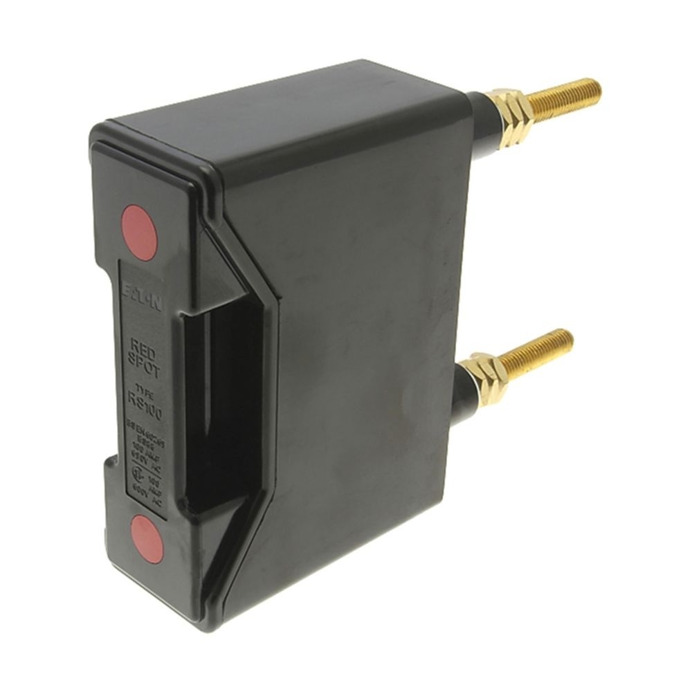 Eaton Sicherungshalter RS100P Typ RED SPOT 100A BACK STUD CONNECTED BLACK