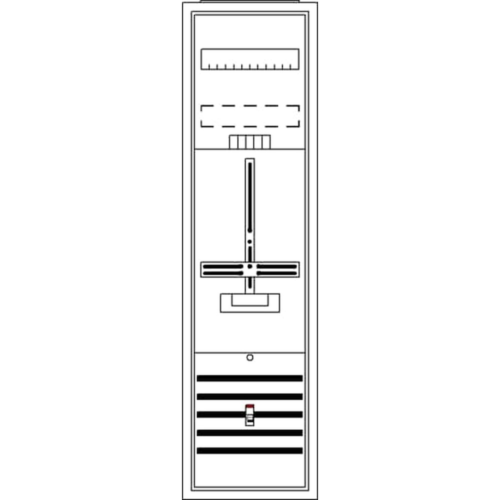 Striebel & John Zählerkomplettschrank 2CPX054252R9999 Typ DA17BA