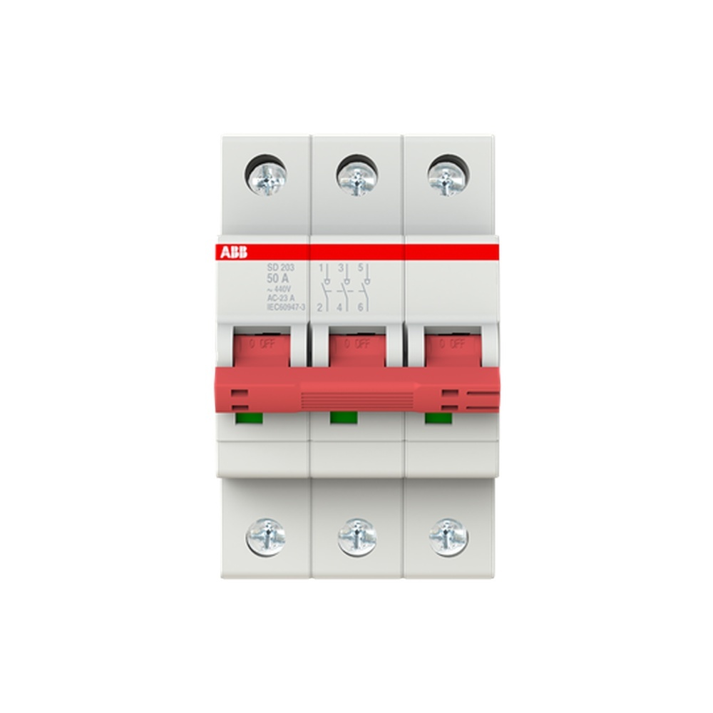 ABB Schalter für Reiheneinbau 2CDD283101R0050 Typ SD203/50