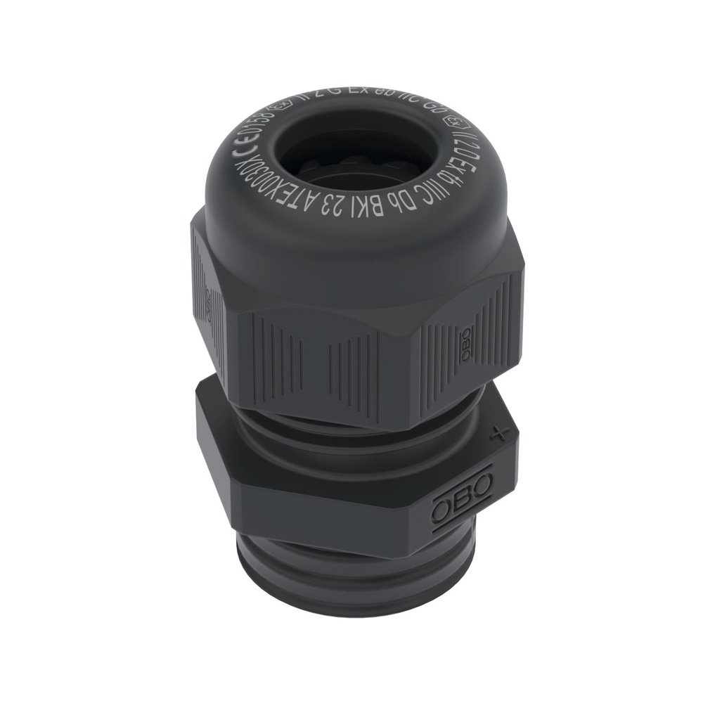 OBO Bettermann Kabelverschraubung 2050323 Typ VTEC EX M20 SW