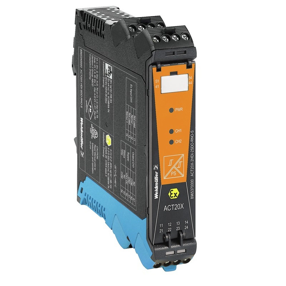 Weidmüller Signalwandler Trenner 8965420000 Typ ACT20X-2SDI-2HDO-S