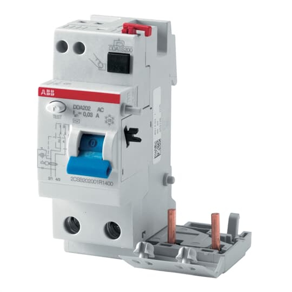 ABB Fehlerstromschutzblock 2CSB202101R2400 Typ DDA202A-40/0,1