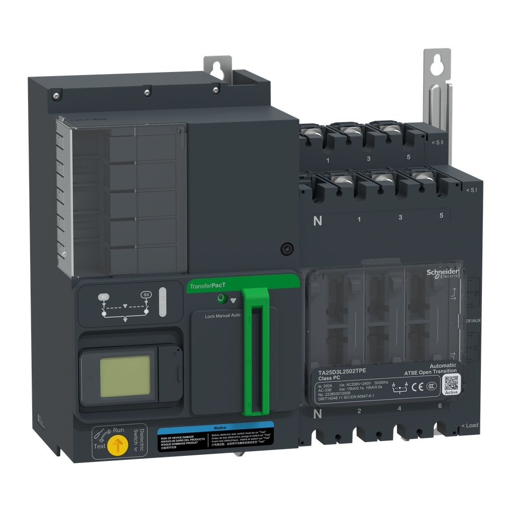 Schneider Electric Niederspannungs Netzumschalter TA25D3L1002TPE