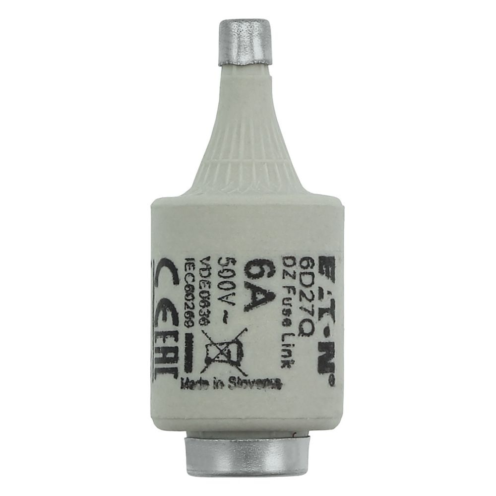 Eaton Sicherungseinsatz 6D27Q Typ Sicherung 6A DII/E27 500VAC