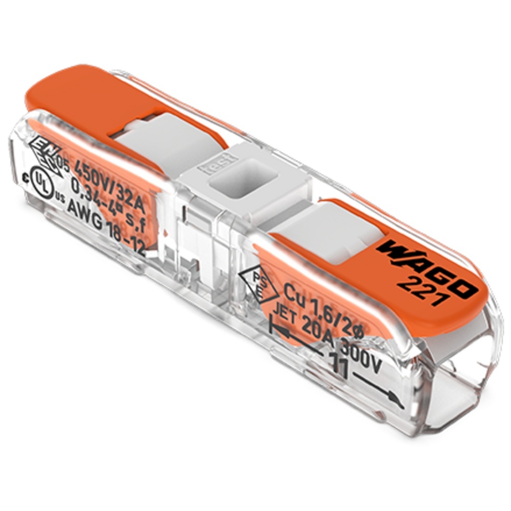 Wago Durchgangsverbinder mit Hebeln 221-2401