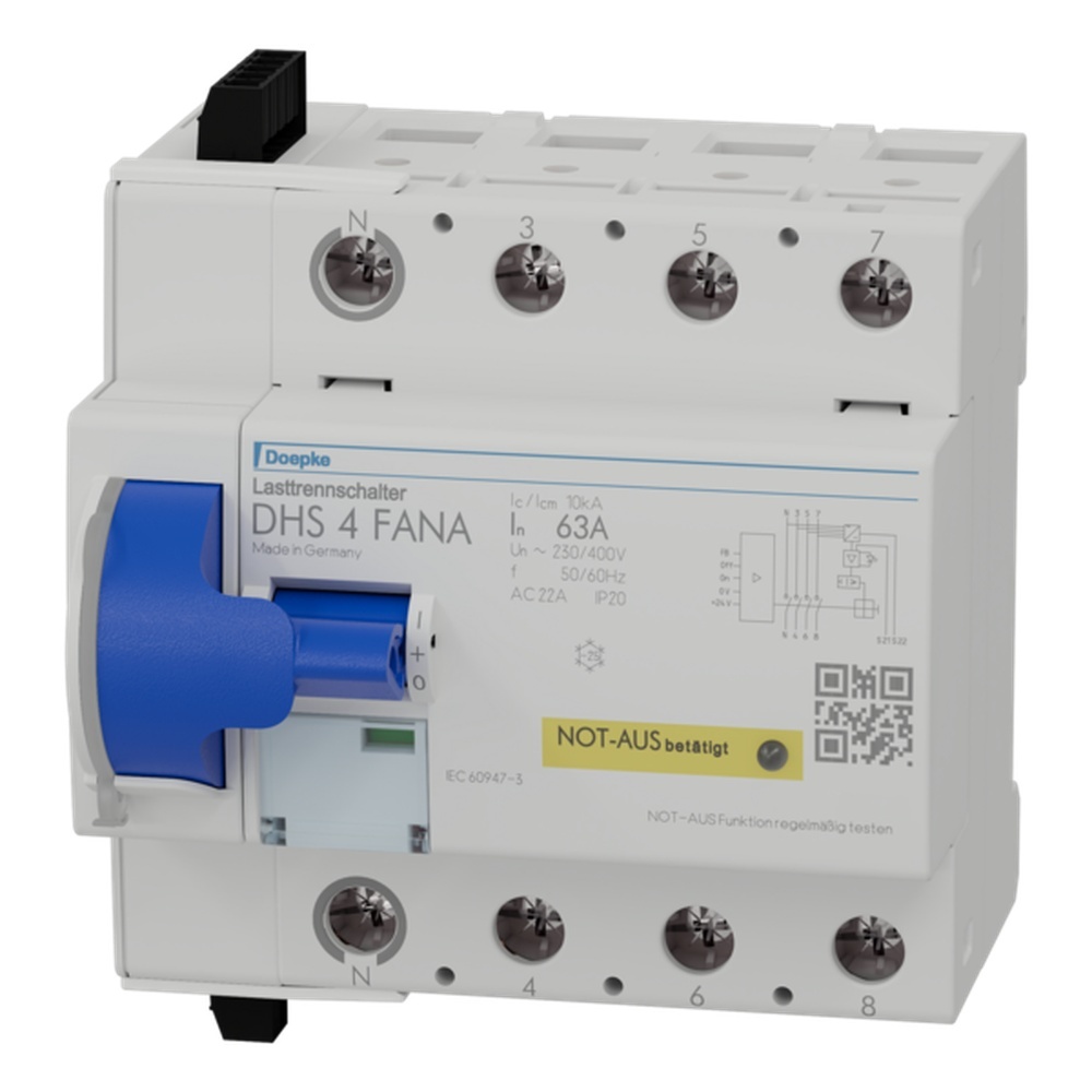 Deopke Lasttrennschalter 09900018 Typ DHS 4-125 FANA24DC Deopke Lasttrennschalter 09900018 Typ DHS 4-125 FANA24DC