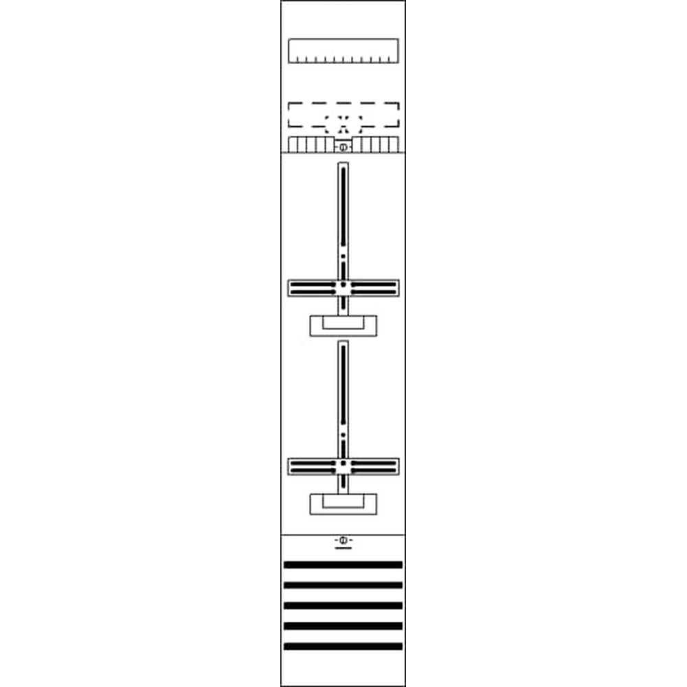 Striebel & John Zählerkomplettfeld 2CPX054188R9999 Typ DF19A2XS