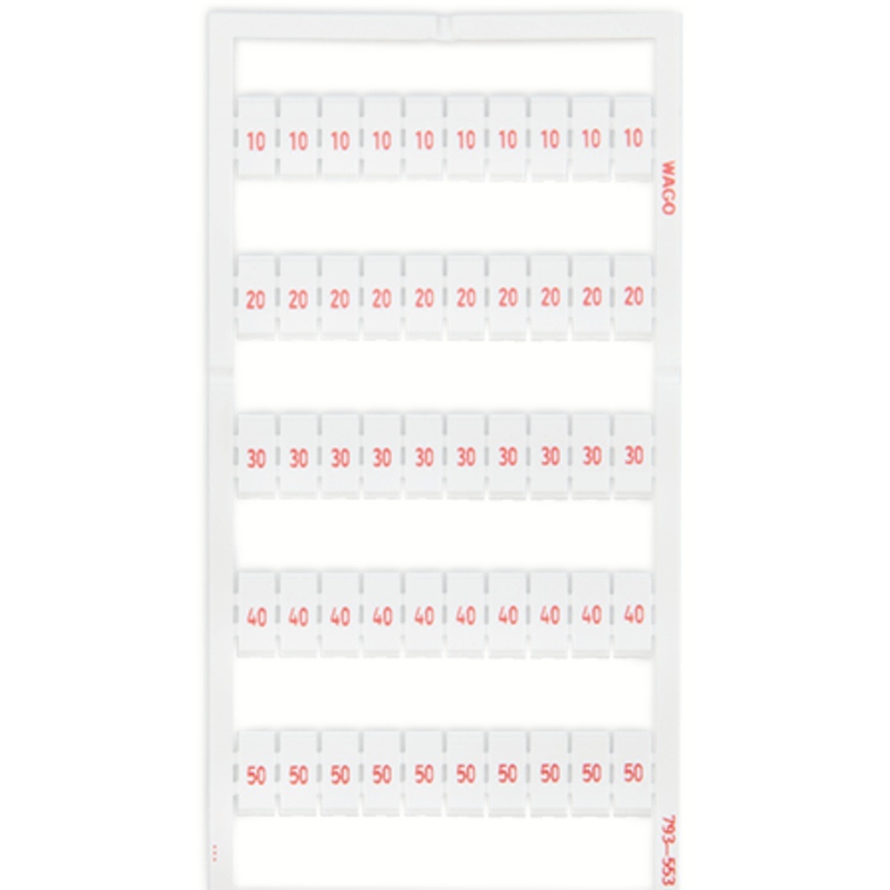 Wago Multibeschriftungssystem 793-553