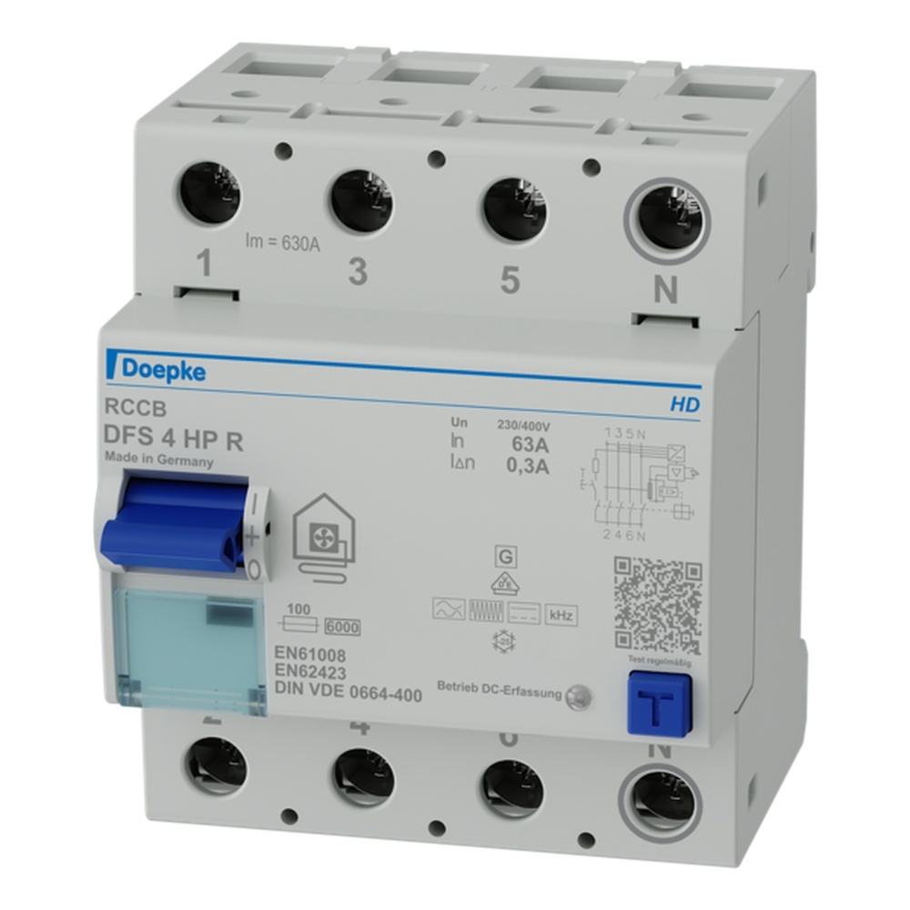 Deopke FI Schutzschalter 09146807HD Typ DFS4 063-4/0,30-HP R HD