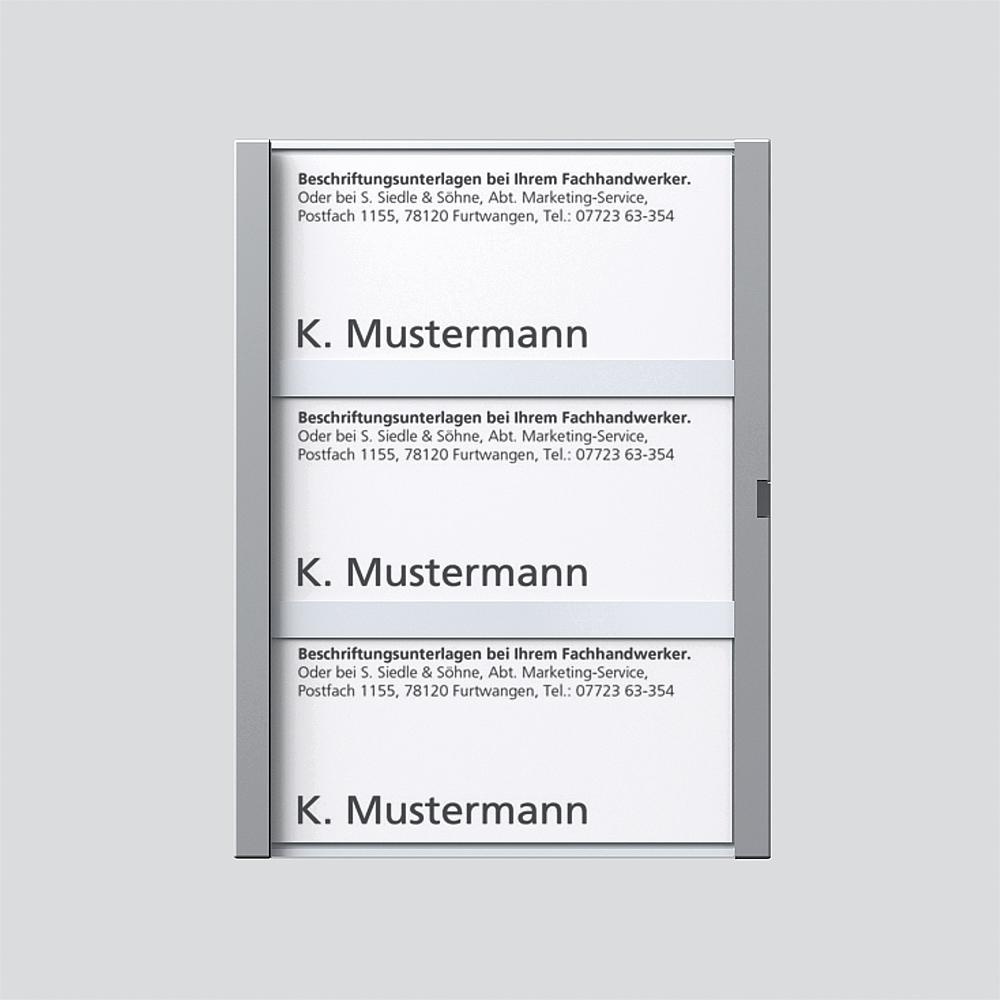 Siedle Namensschild 200029792-00 Typ TM 612-3/BTM 650-03 SM Siedle Namensschild 200029792-00 Typ TM 612-3/BTM 650-03 SM