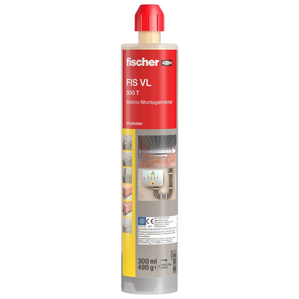 Fischer Elektro Montagemörtel 519558 Typ fischer FIS VL 300 T (DE) E INJEKTIONSMÖRTEL