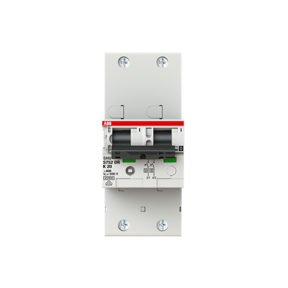 ABB Selektiver Hauptleitungsschutzschalter 2CDH782001R0487 Typ S752DR-K20