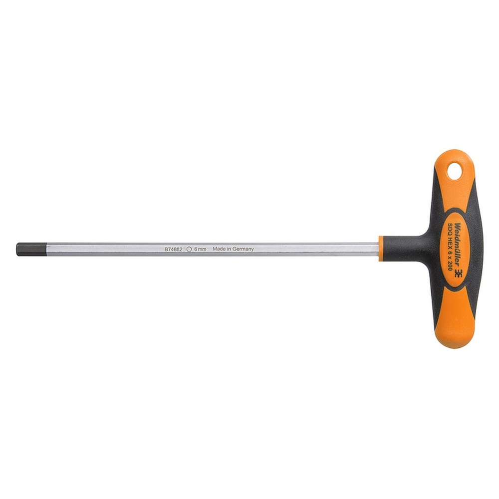 Weidmüller Innensechskantschlüssel 2888310000 Typ SDQ T HANDLE HEX 6 Weidmüller Innensechskantschlüssel 2888310000 Typ SDQ T HANDLE HEX 6
