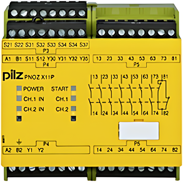Pilz Sicherheitsschaltgerät 777080 Typ PNOZ X11P 24VAC 24VDC 7n/o 1n/c 2so