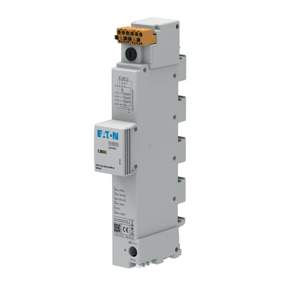 Eaton Blitzstrom Überspannungsableiter EP-501043 Typ SPZT123-300/3+NPE-S
