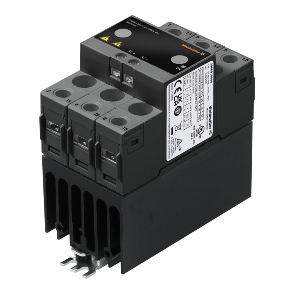 Weidmüller Halbleiterschütz 2986910000 Typ PSSRN K 24VDC 3Z K 600VAC 20A