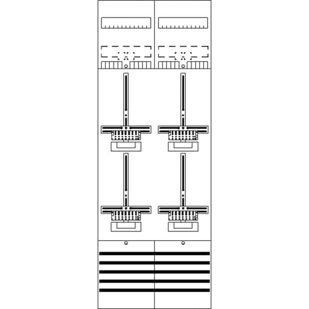 Striebel & John Zählerkomplettfeld 2CPX054100R9999 Typ DF29P4