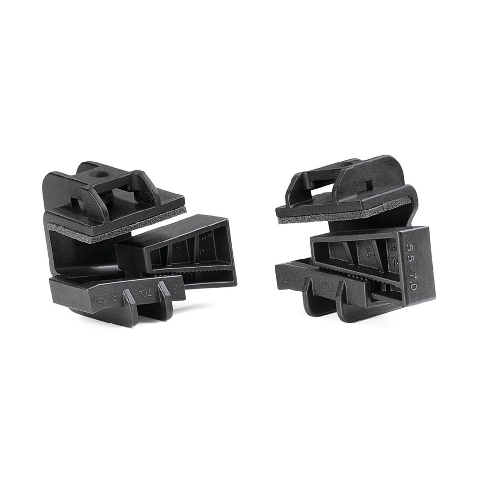Hellermann Trägerklammer 151-01188 Typ Beam Clamp D with foam-PA6GF30-BK