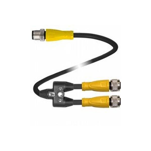 Pepperl+Fuchs Y Verbindungskabel 259124 Typ V1-G-S-2M-T-0,6M-PUR-A-V1-G